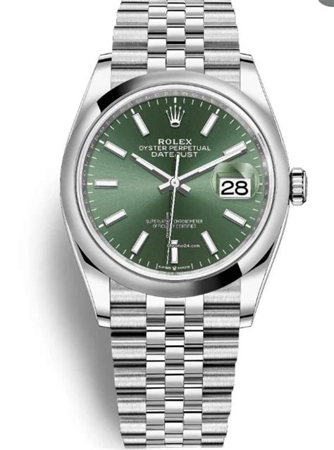 Rolex Datejust 36 Green Verde Menta for $10,184 for sale.